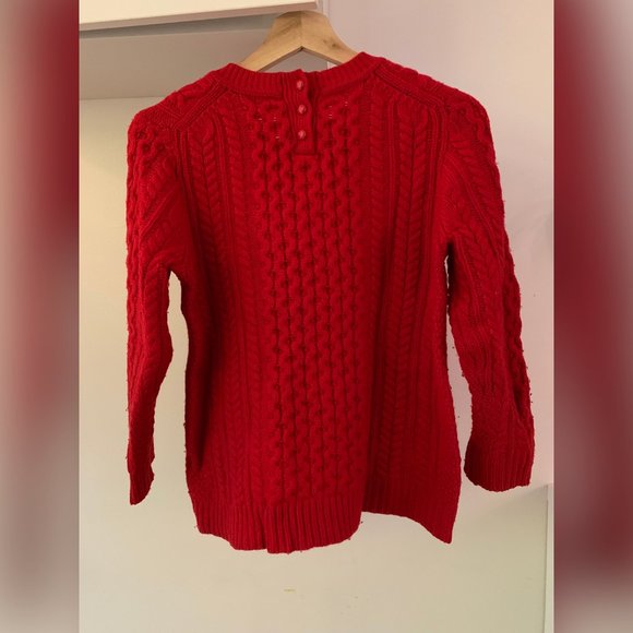 J. Crew Red Crewneck Knit Sweater - Picture 3 of 8